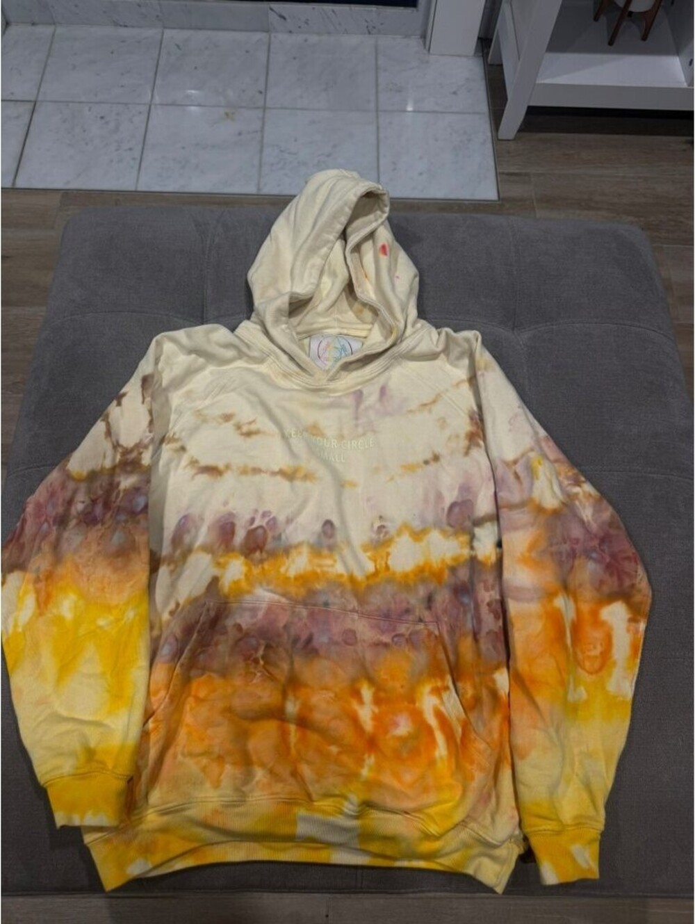 Camp High Collective Tie Dye Hoodie Medium Keep Circle Small